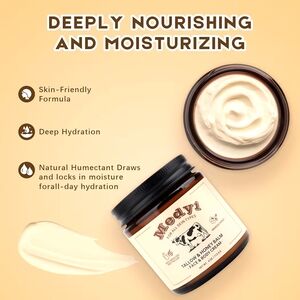 Beef Tallow for Skin Tallow and Honey Balm for Face and Body Moisturizing